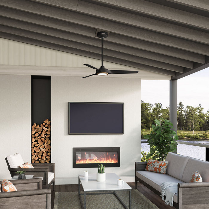 Hunter - 53642 - 44" Ceiling Fan - Zentech - Matte Black