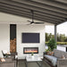 Hunter - 53642 - 44" Ceiling Fan - Zentech - Matte Black