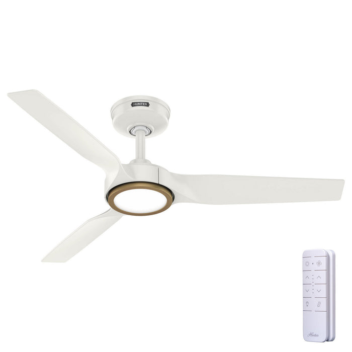 Hunter - 53643 - 44" Ceiling Fan - Zentech - Fresh White
