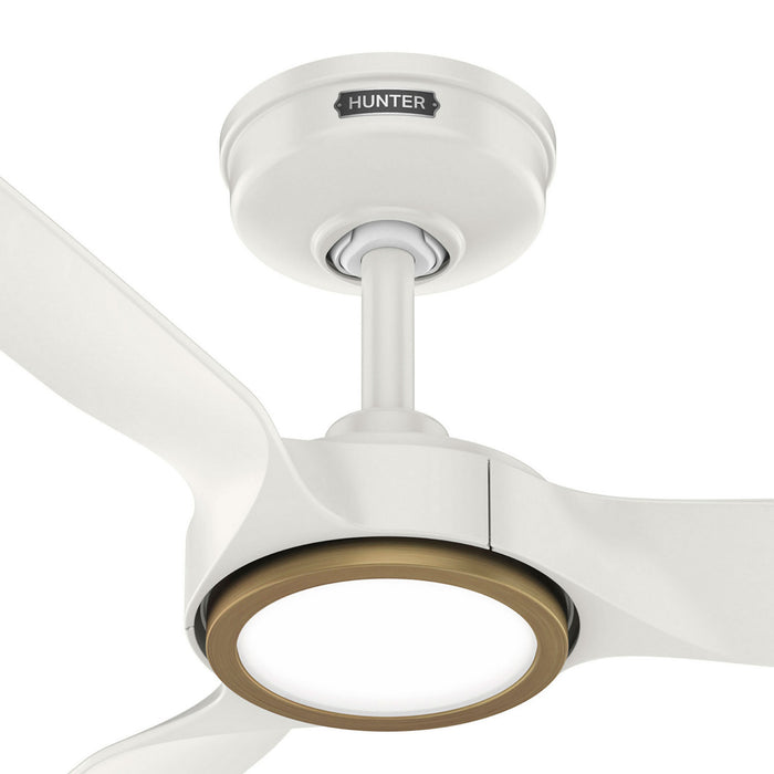Hunter - 53643 - 44" Ceiling Fan - Zentech - Fresh White