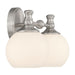 Millennium - 201102-BN - Two Light Vanity - Orlisse - Brushed Nickel