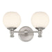 Millennium - 201102-BN - Two Light Vanity - Orlisse - Brushed Nickel