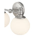 Millennium - 201102-BN - Two Light Vanity - Orlisse - Brushed Nickel