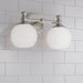 Millennium - 201102-BN - Two Light Vanity - Orlisse - Brushed Nickel
