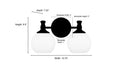 Millennium - 201102-BN - Two Light Vanity - Orlisse - Brushed Nickel
