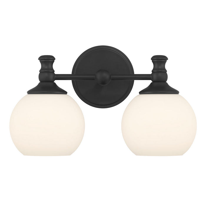 Millennium - 201102-MB - Two Light Vanity - Orlisse - Matte Black