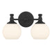 Millennium - 201102-MB - Two Light Vanity - Orlisse - Matte Black