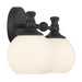 Millennium - 201102-MB - Two Light Vanity - Orlisse - Matte Black