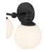 Millennium - 201102-MB - Two Light Vanity - Orlisse - Matte Black