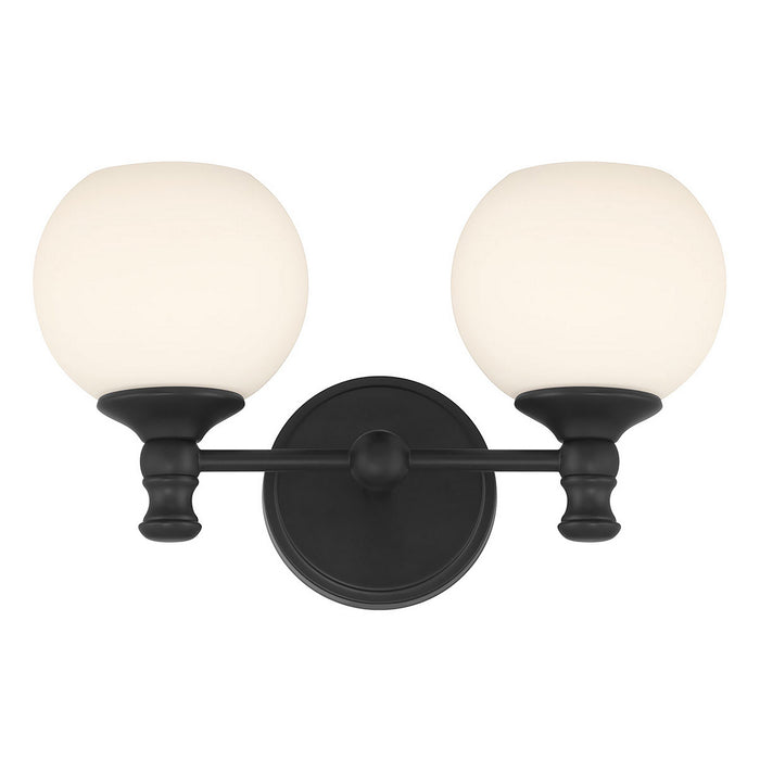 Millennium - 201102-MB - Two Light Vanity - Orlisse - Matte Black