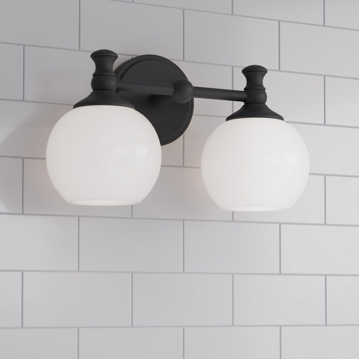 Millennium - 201102-MB - Two Light Vanity - Orlisse - Matte Black