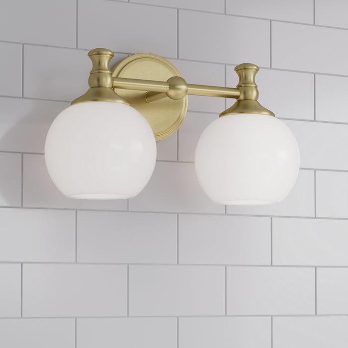 Millennium - 201102-VB - Two Light Vanity - Orlisse - Vintage Brass