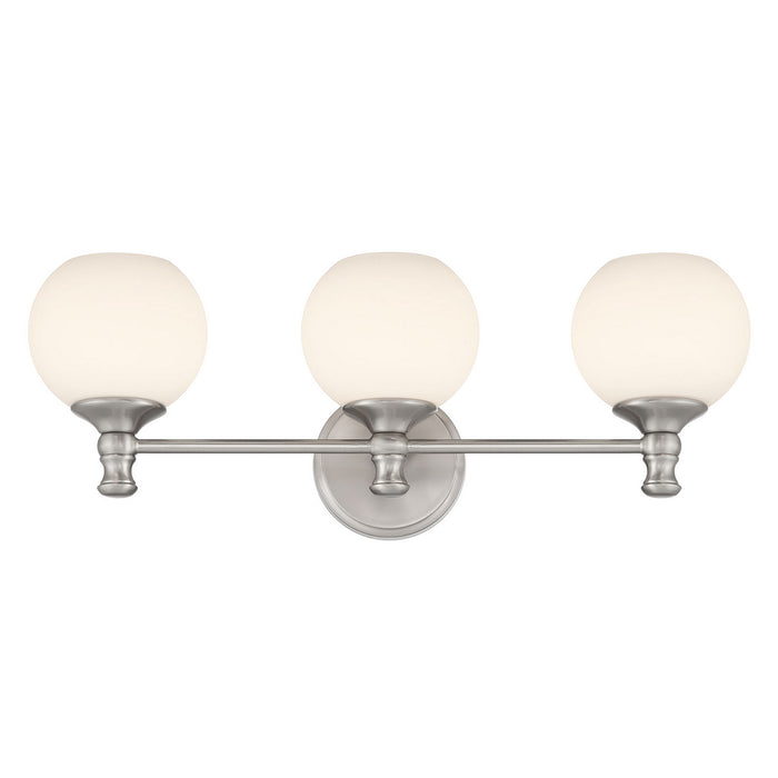 Millennium - 201103-BN - Three Light Vanity - Orlisse - Brushed Nickel