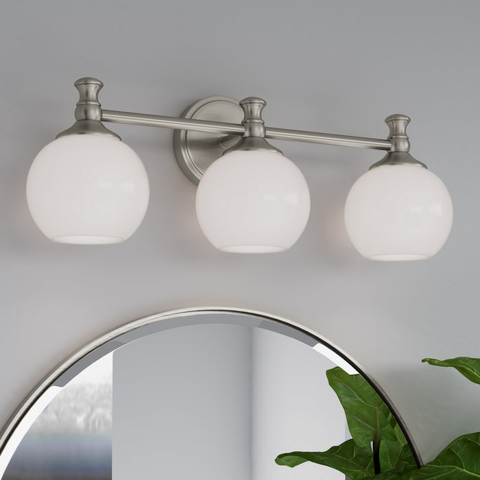 Millennium - 201103-BN - Three Light Vanity - Orlisse - Brushed Nickel