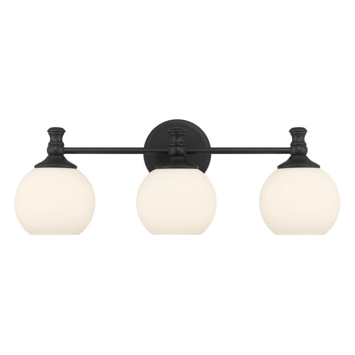 Millennium - 201103-MB - Three Light Vanity - Orlisse - Matte Black