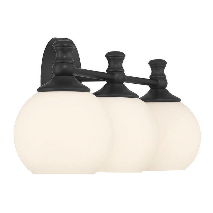 Millennium - 201103-MB - Three Light Vanity - Orlisse - Matte Black