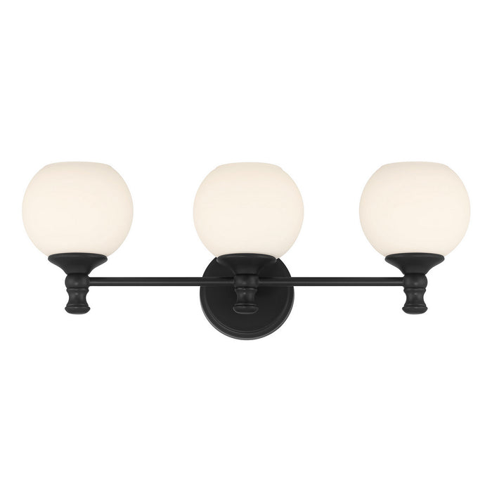 Millennium - 201103-MB - Three Light Vanity - Orlisse - Matte Black