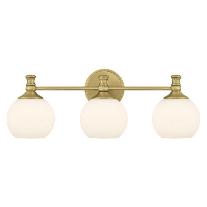 Millennium - 201103-VB - Three Light Vanity - Orlisse - Vintage Brass