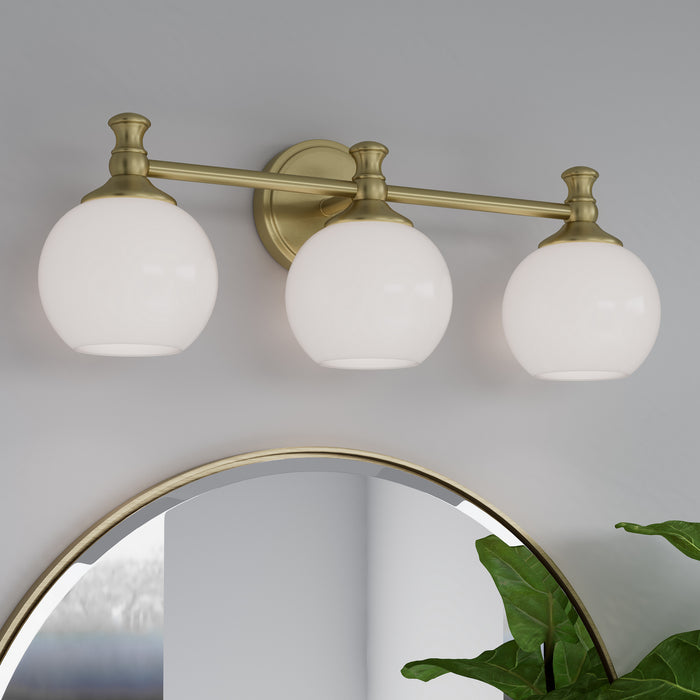 Millennium - 201103-VB - Three Light Vanity - Orlisse - Vintage Brass