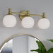 Millennium - 201103-VB - Three Light Vanity - Orlisse - Vintage Brass