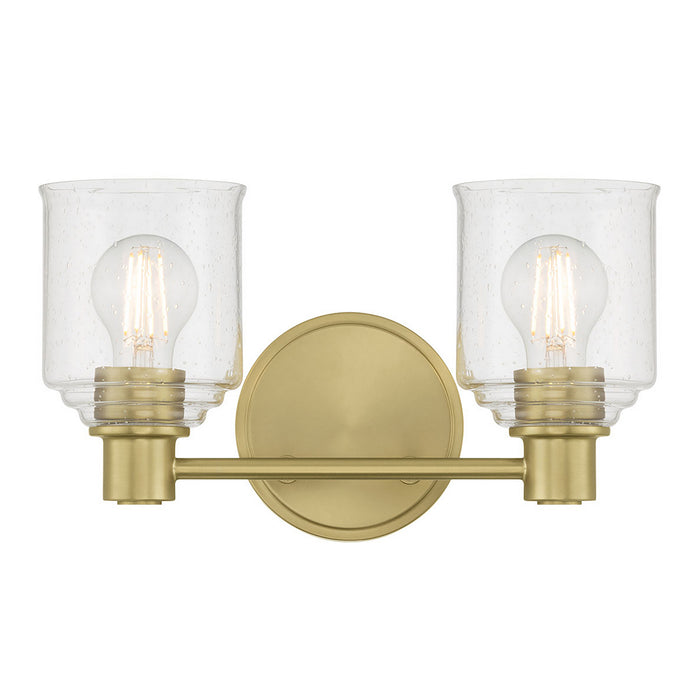 Millennium - 202102-VB - Two Light Vanity - Vessair - Vintage Brass