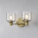 Millennium - 202102-VB - Two Light Vanity - Vessair - Vintage Brass