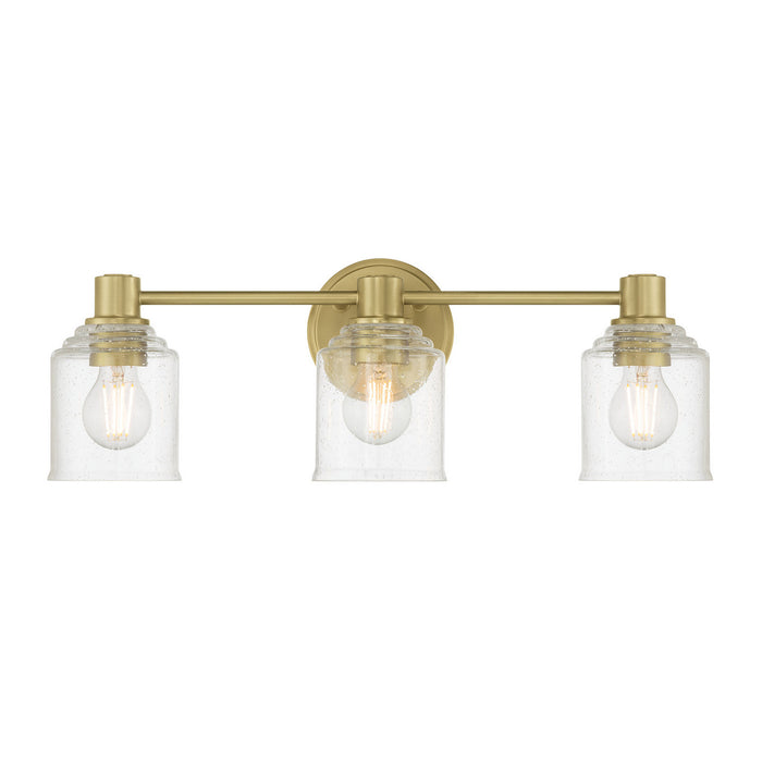 Millennium - 202103-VB - Three Light Vanity - Vessair - Vintage Brass