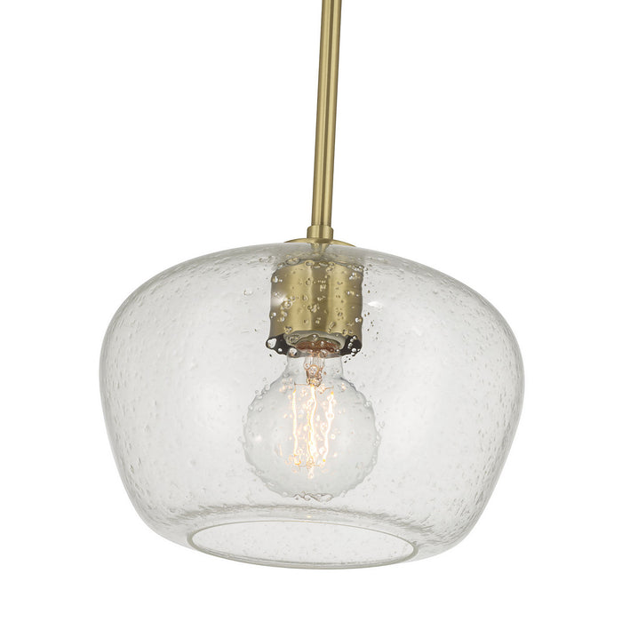 Millennium - 203101-VB - One Light Pendant - Pomari - Vintage Brass
