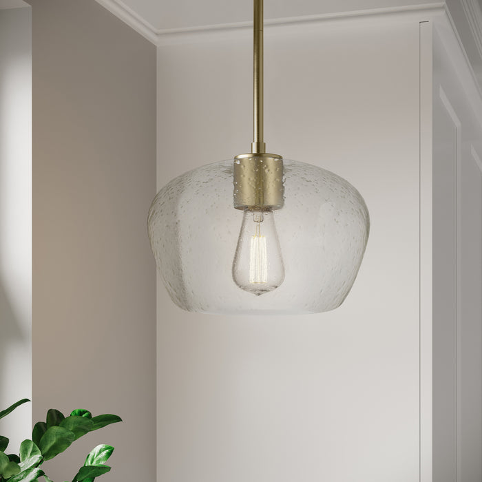 Millennium - 203101-VB - One Light Pendant - Pomari - Vintage Brass