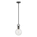 Millennium - 204101-MB - One Light Mini Pendant - Glanora - Matte Black