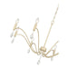 Millennium - 205108-AGSI - Eight Light Chandelier - Aureline - Aged Silver