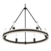 Millennium - 207106-MB - Six Light Chandelier - Rovessa - Matte Black