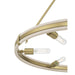 Millennium - 207106-VB - Six Light Chandelier - Rovessa - Vintage Brass