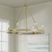 Millennium - 207106-VB - Six Light Chandelier - Rovessa - Vintage Brass