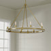 Millennium - 207108-VB - Six Light Chandelier - Rovessa - Vintage Brass