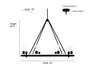 Millennium - 207108-VB - Six Light Chandelier - Rovessa - Vintage Brass