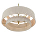 Millennium - 208105-VB - Five Light Pendant - Helbert - Vintage Brass