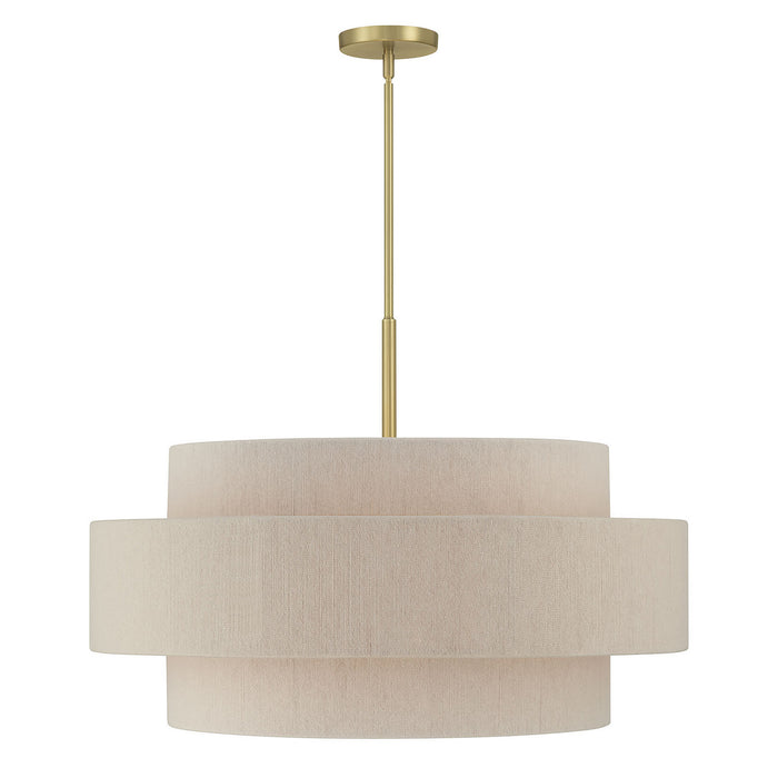Helbert Design Millennium - 208106-VB - Six Light Pendant - Helbert - Vintage Brass ...
