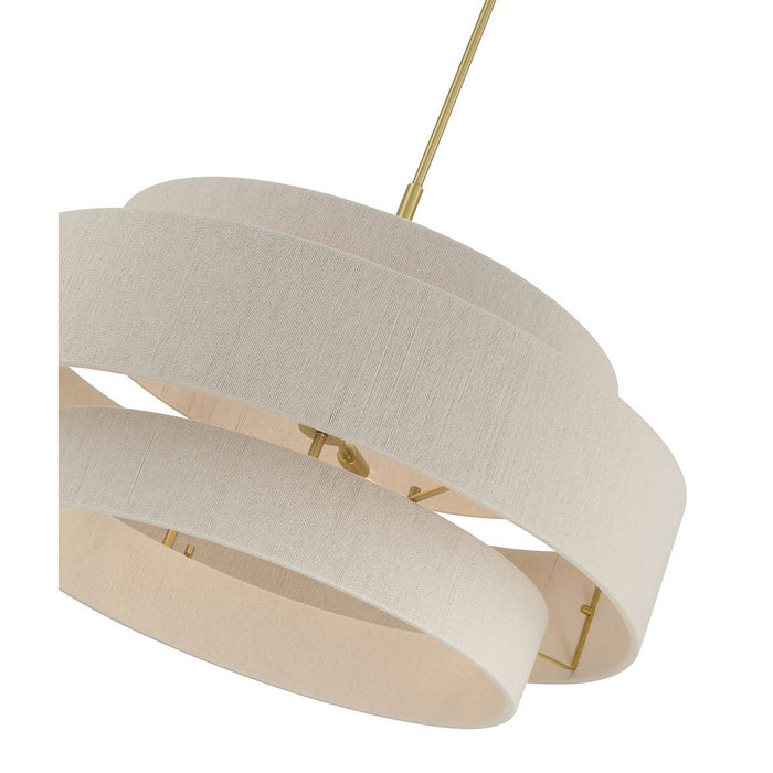Helbert Design Millennium - 208106-VB - Six Light Pendant - Helbert - Vintage Brass ...