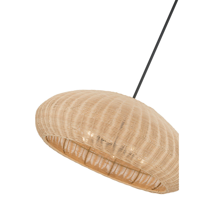 Millennium - 209105-MB - Five Light Pendant - Natora - Matte Black
