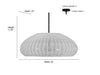 Millennium - 209105-MB - Five Light Pendant - Natora - Matte Black