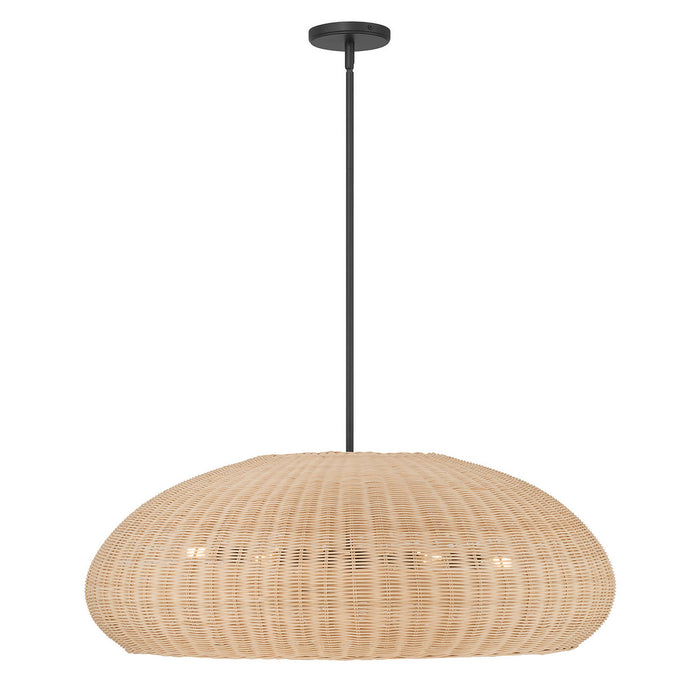 Millennium - 209106-MB - Six Light Pendant - Natora - Matte Black