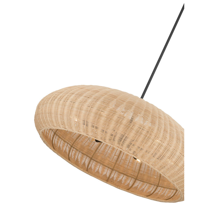 Millennium - 209106-MB - Six Light Pendant - Natora - Matte Black