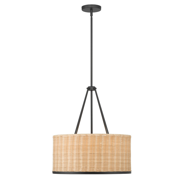 Millennium - 210104-MB - Four Light Pendant - Namiro - Matte Black
