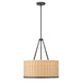 Millennium - 210104-MB - Four Light Pendant - Namiro - Matte Black