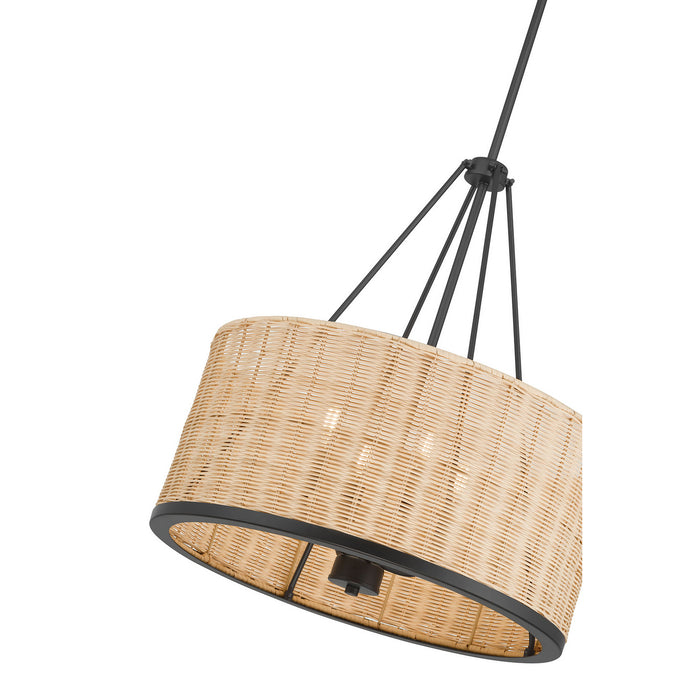 Millennium - 210104-MB - Four Light Pendant - Namiro - Matte Black
