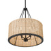 Millennium - 210104-MB - Four Light Pendant - Namiro - Matte Black