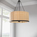Millennium - 210104-MB - Four Light Pendant - Namiro - Matte Black
