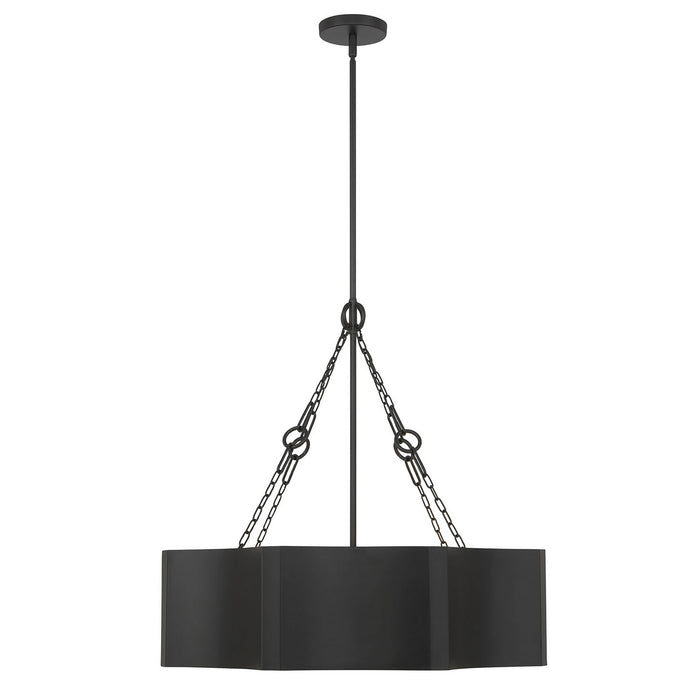 Millennium - 210205-MB/VB - Five Light Pendant - Ottavio - Matte Black