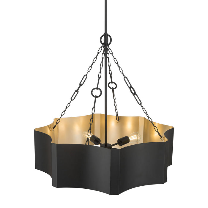Millennium - 210205-MB/VB - Five Light Pendant - Ottavio - Matte Black